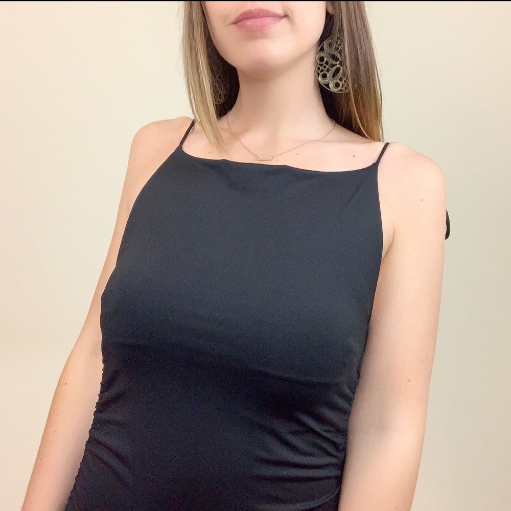 'Running Late' Ruched Mini Dress - Picture 5 of 5